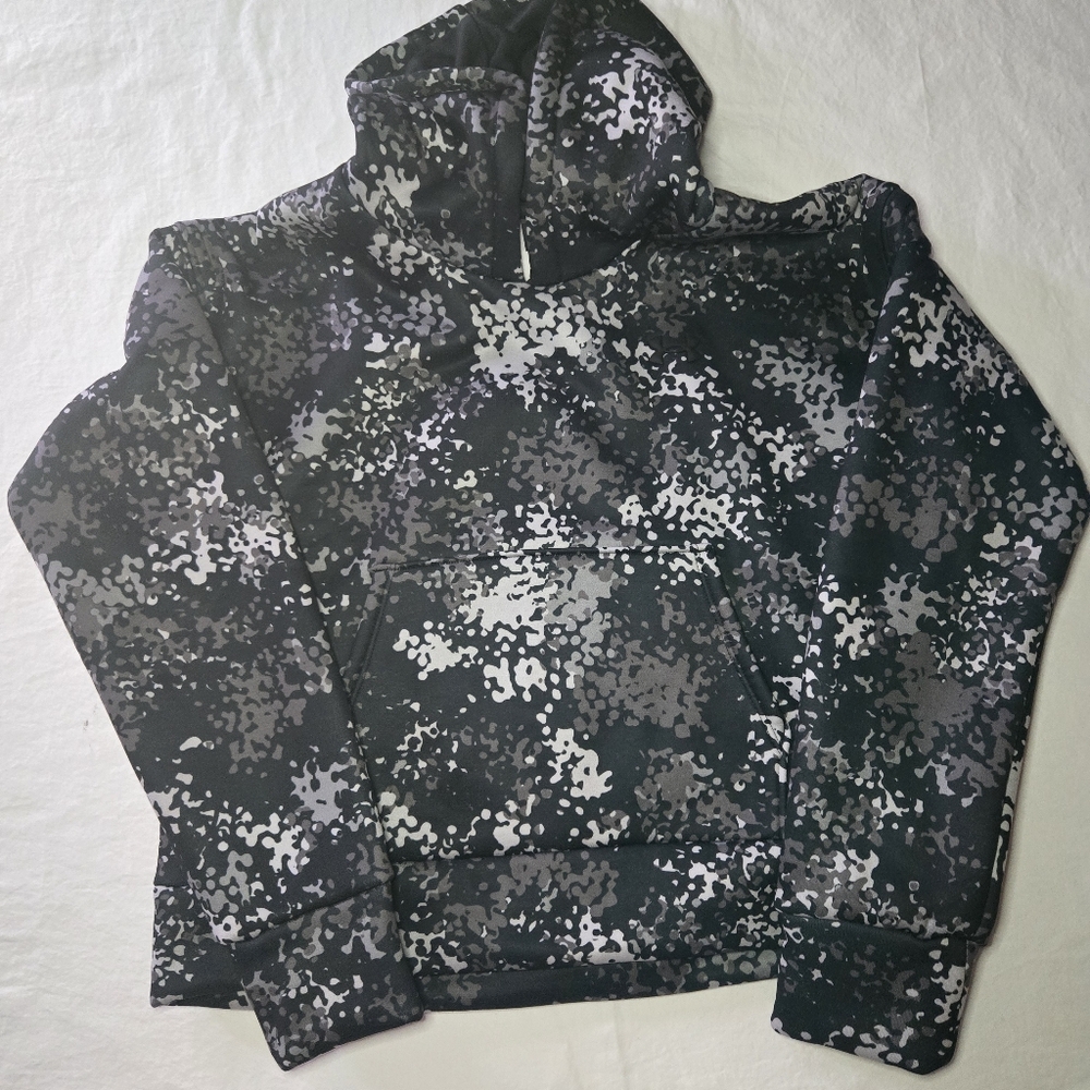 Girls YM UNDER ARMOUR Fleece Print Hoodie- NWT